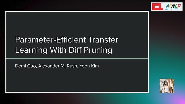 Parameter-Efficient Transfer Learning with Diff Pruning