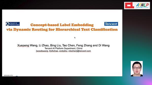 Concept-Based Label Embedding via Dynamic Routing for Hierarchical Text Classification