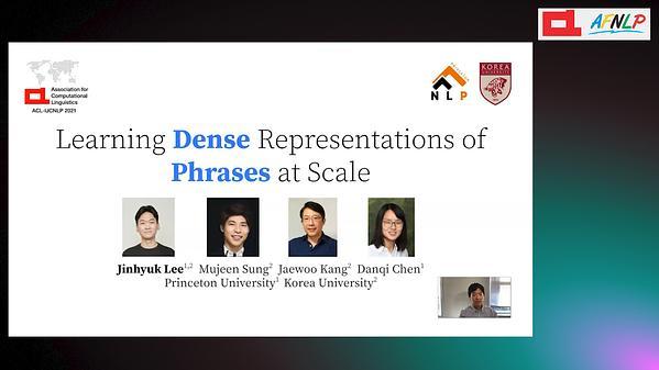 Learning Dense Representations of Phrases at Scale