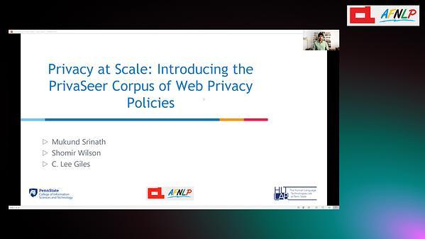 Privacy at Scale: Introducing the PrivaSeer Corpus of Web Privacy Policies