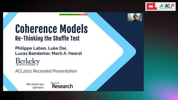 Can Transformer Models Measure Coherence In Text: Re-Thinking the Shuffle Test