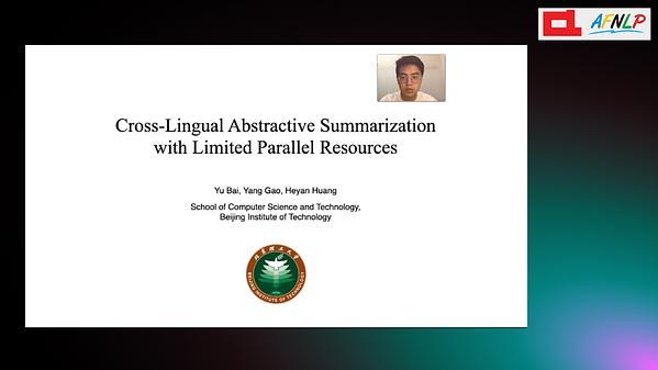 Cross-Lingual Abstractive Summarization with Limited Parallel Resources