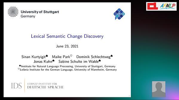 Lexical Semantic Change Discovery