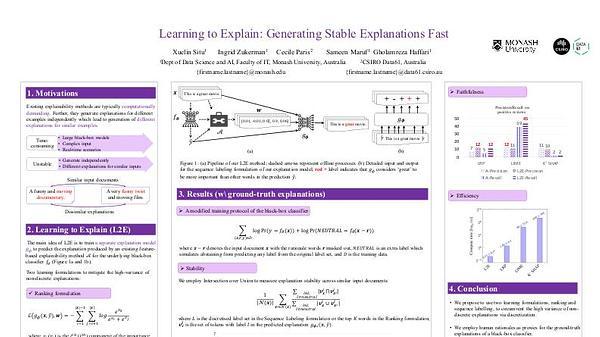 Learning to Explain: Generating Stable Explanations Fast