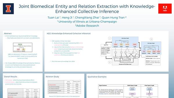 Joint Biomedical Entity and Relation Extraction with Knowledge-Enhanced Collective Inference