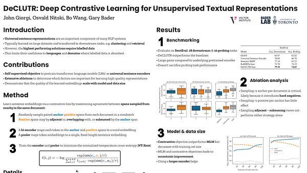 DeCLUTR: Deep Contrastive Learning for Unsupervised Textual Representations