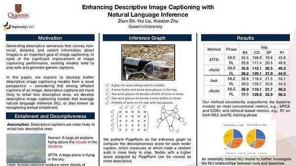 Enhancing Descriptive Image Captioning with Natural Language Inference