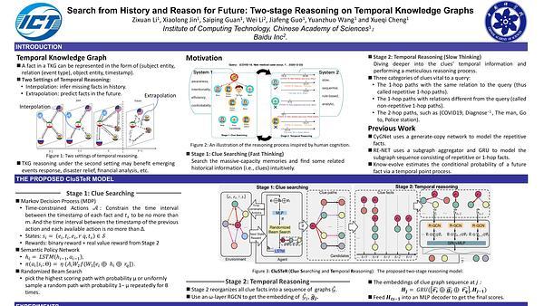 Search from History and Reason for Future: Two-stage Reasoning on Temporal Knowledge Graphs
