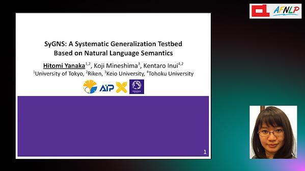 SyGNS: A Systematic Generalization Testbed Based on Natural Language Semantics