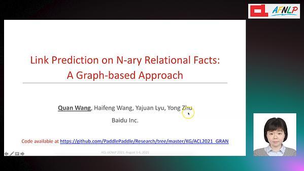 Link Prediction on N-ary Relational Facts: A Graph-based Approach