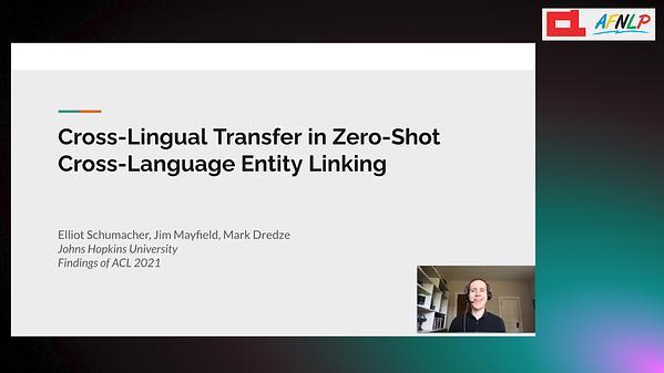 Cross-Lingual Transfer in Zero-Shot Cross-Language Entity Linking