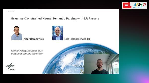 Grammar-Constrained Neural Semantic Parsing with LR Parsers