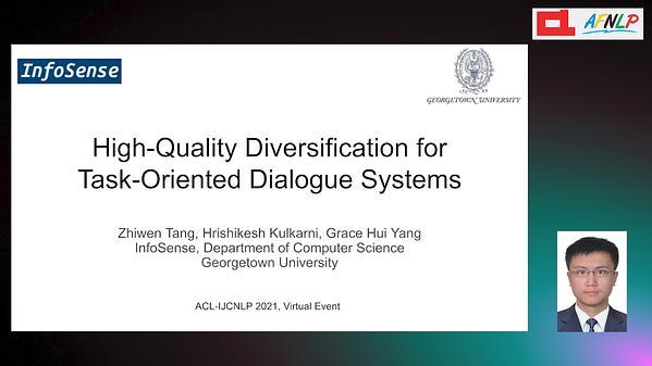 High-Quality Dialogue Diversification by Intermittent Short Extension Ensembles