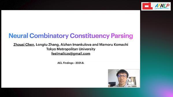 Neural Combinatory Constituency Parsing