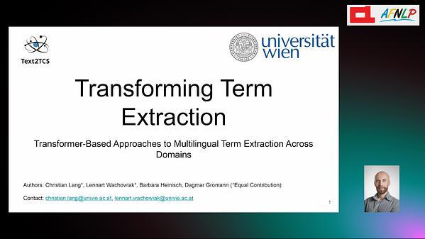 Transforming Term Extraction: Transformer-Based Approaches to Multilingual Term Extraction Across Domains