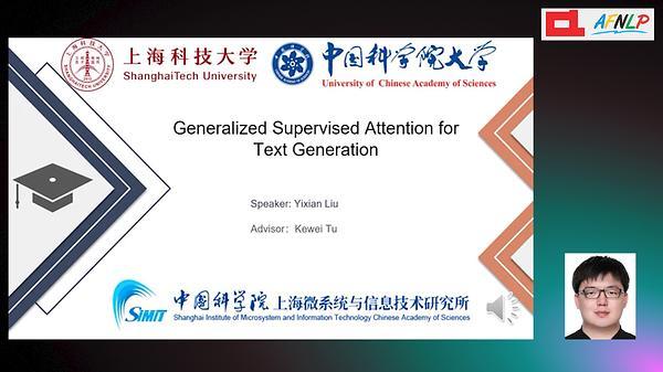 Generalized Supervised Attention for Text Generation