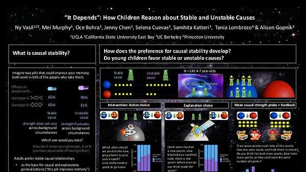 “It Depends”: How Children Reason about Stable and Unstable Causes