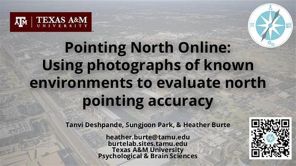 Pointing North Online: Using photographs of known environments to evaluate north pointing accuracy