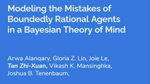 Modeling the Mistakes of Boundedly Rational Agents Within a Bayesian Theory of Mind