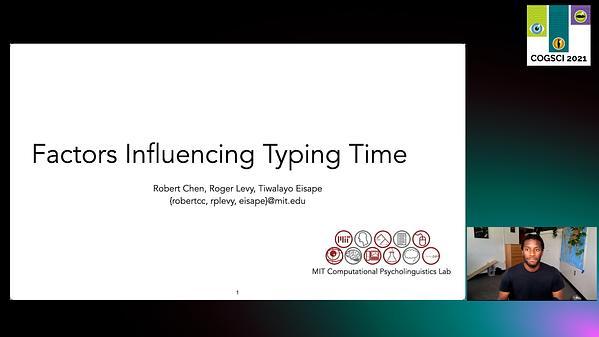 On Factors Influencing Typing Time: Analyzing TypeRacer’s Massive Open Access Dataset
