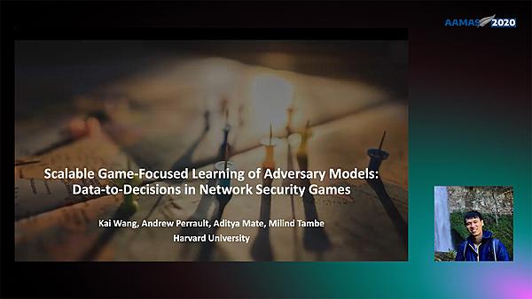 Scalable Game-Focused Learning of Adversary Models: Data-to-Decisions in Network Security Games