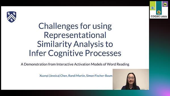 Challenges for using Representational Similarity Analysis to Infer Cognitive Processes: A Demonstration from Interactive Activation Models of Word Reading