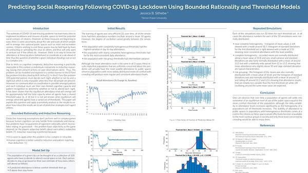 Predicting Social Reopening Following COVID-19 Lockdown Using Bounded Rationality and Threshold Models
