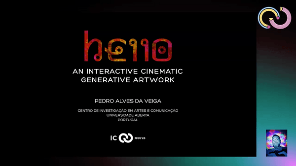 Hello, An Interactive Cinematic Generative Artwork