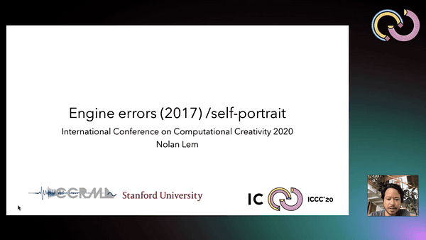 Artist Talk: Engine Errors / Self-Portrait