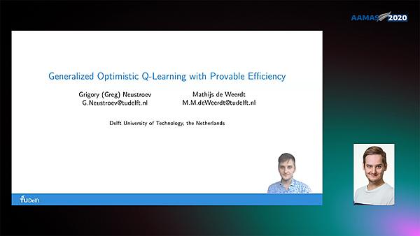 Generalized Optimistic Q-Learning with Provable Efficiency