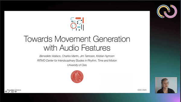 Towards Movement Generation with Audio Features