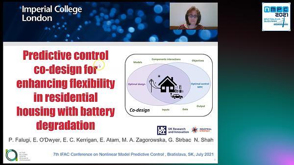 Predictive Control Co-Design for Enhancing Flexibility in Residential Housing with Battery Degradation