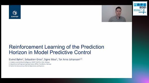 Reinforcement Learning of the Prediction Horizon in Model Predictive Control