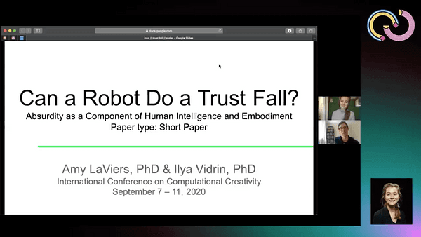 Can a Robot Do a Trust Fall? Absurdity as a Component of Human Intelligence and Embodiment