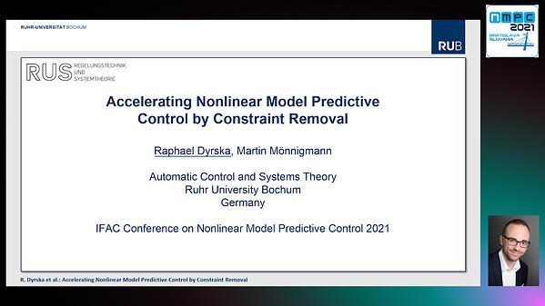 Accelerating Nonlinear Model Predictive Control by Constraint Removal