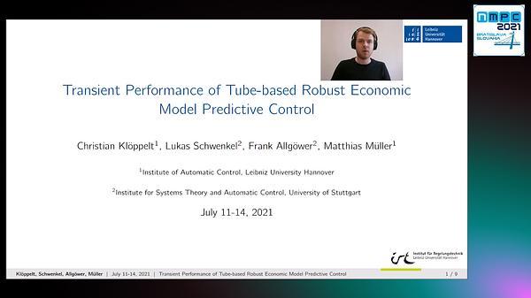Transient Performance of Tube-Based Robust Economic Model Predictive Control