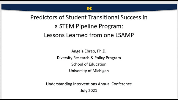 Predictors of student transitional success in a STEM pipeline program: Lessons learned from one LSAMP