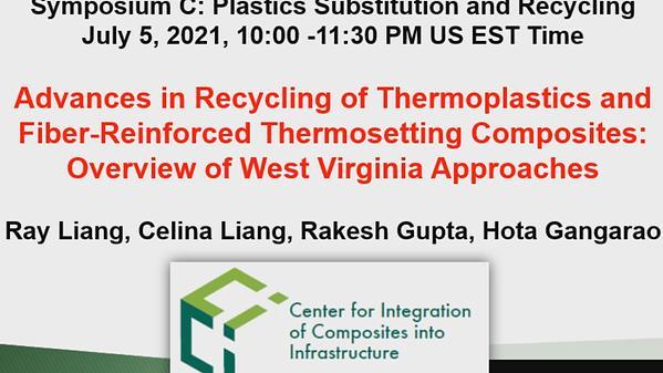 Advances in Recycling of Thermoplastics and Fiber-Reinforced Thermosetting Composites: Overview of West Virginia Approaches