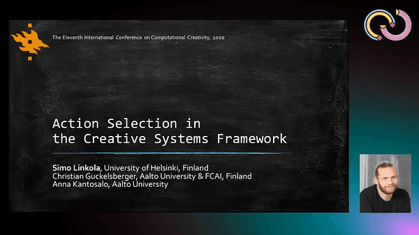 Action Selection in the Creative Systems Framework