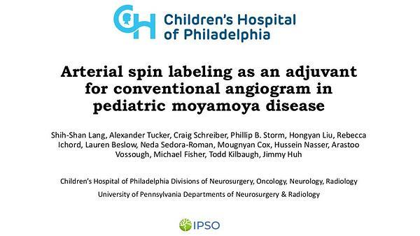 Arterial-spin labeling imaging for assessment of neoangiogenesis after pial synangiosis in pediatric moyamoya patients
