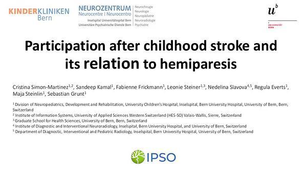 Participation and manual ability in children diagnosed with arterial ischemic stroke: Do parents of more affected children expect more from their children?