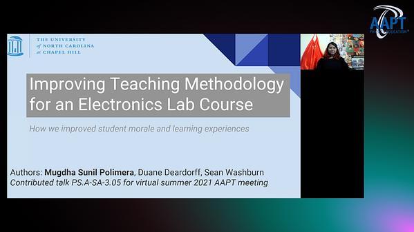 Improving Teaching Methodology for an Electronics Lab Course