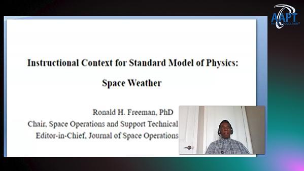 Instructional Context for Astrophysics: Space Weather
