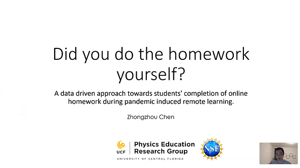 A data driven study of students' completion of online homework