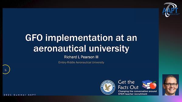 GFO implementation at an aeronautical university
