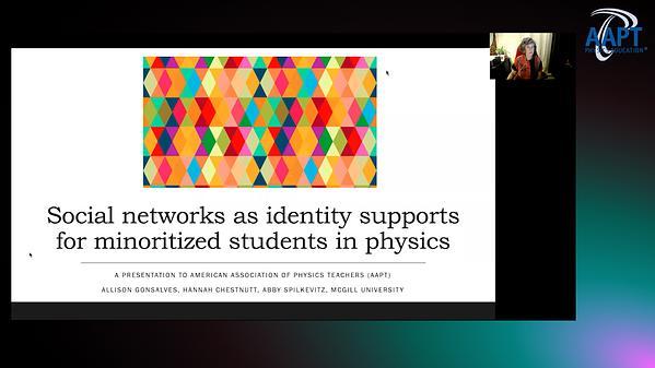 Networks of support for minoritized students in physics