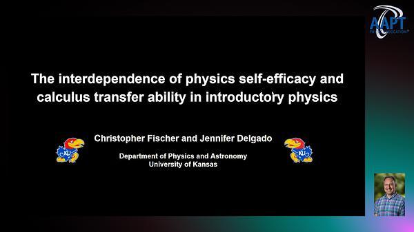 The interdependence of Physics Self-efficacy and Calculus Transfer Ability