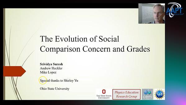 Evolution of Grades and Social Comparison Concern within a Course