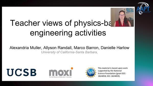 Teacher views of physics-based engineering activities