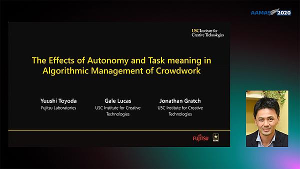 The Effects of Autonomy and Task meaning in Algorithmic Management of Crowdwork